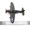 Modellino di Aeroplano Militare in Metallo pressofuso Scala 1/72 Caccia Americano P-47 Thunderbolt Collezionabile Regalo