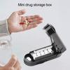 Pill Cutter Medicine Splitter with Sharp Blade Adjustable Design Compact Portable