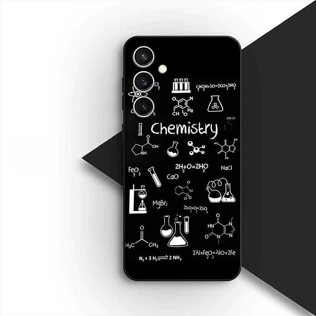 Chemical Maths Equation Formula Phone Case for Samsung Galaxy S24 S25 S23 FE Ultra Plus S7 Edge S25+ S23+ A56 5G Cover