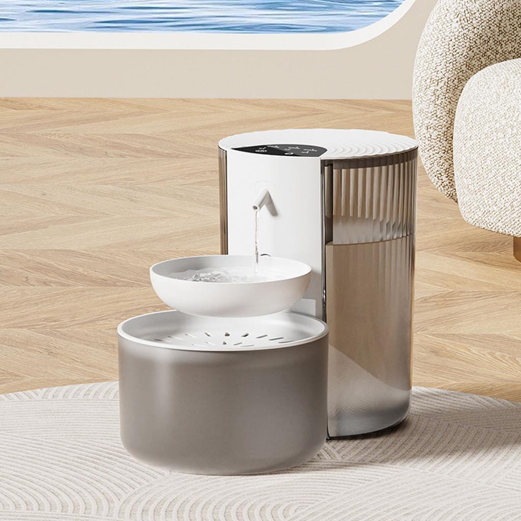 Wireless Pet Water Fountain Smart Filtration 3L Cordless Automatic Cat Water Dispenser Water Bowl for Pets Cats