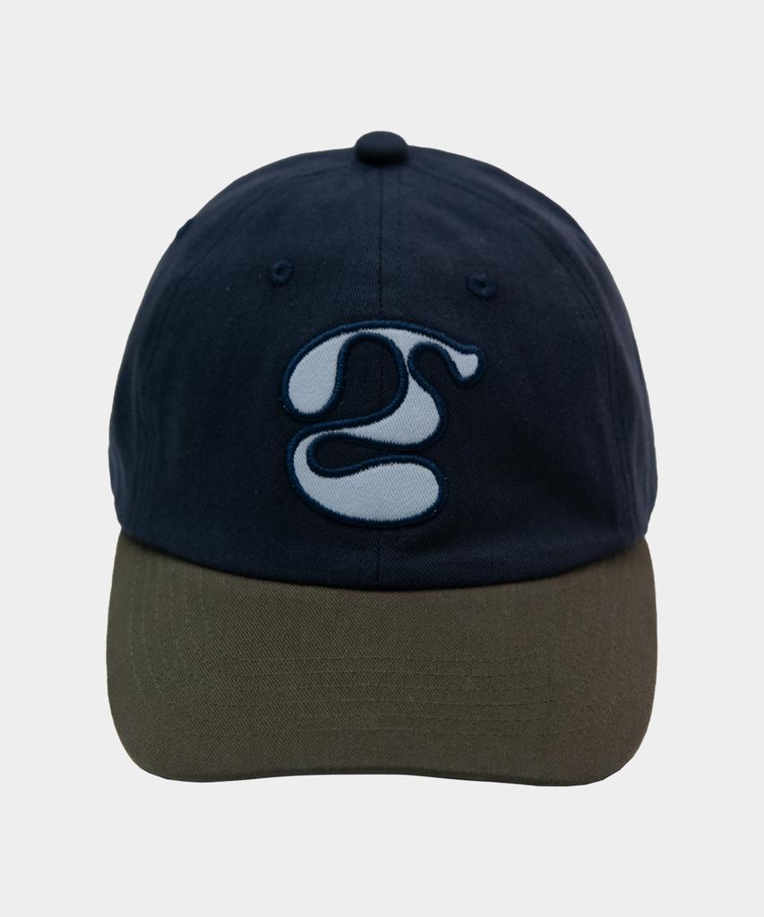 SOME PLACE Signature Symbol Logo Applique Two-Tone Layered Ball Cap _2 Colors
