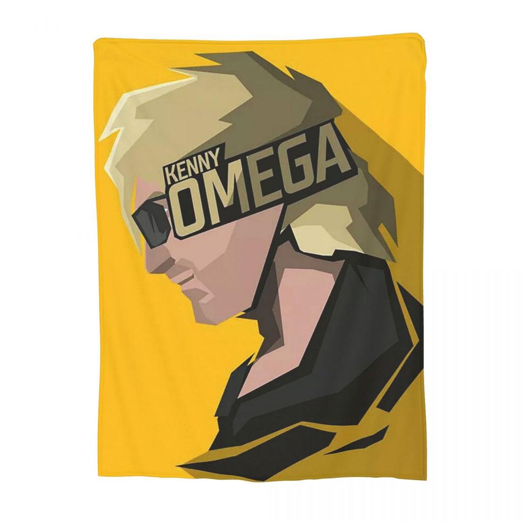 Kenny Omega Kenny The Champ Blanket Fleece Sofa Throw Blanket Warm Throw Blankets for Home Bedroom Office Throws Bedspread Quilt