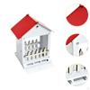 Hanging Bird Feeder Feeding Station House Shaped Wild Automatic Hummingbird