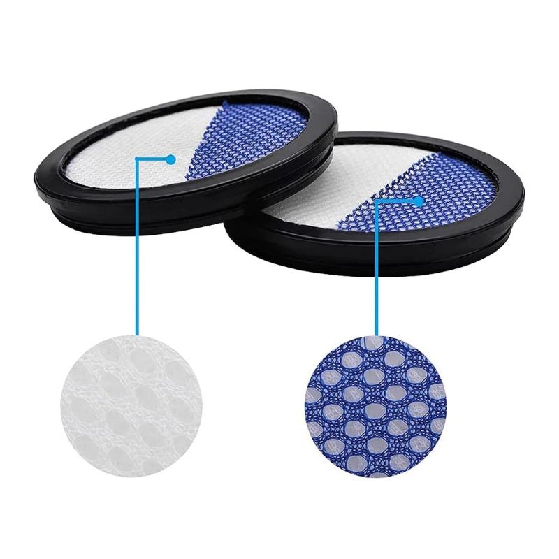 4PCS High Efficiency Filters Vacuum Cleaner Filters Replacement Filter Plastic Texture Spare Part Suitable for NEC185