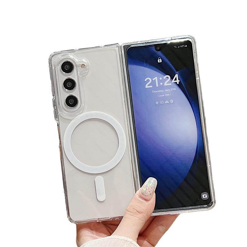 Samsung Z Flip 6 Transparent Magnetic Airbag Drop-proof Case S26+