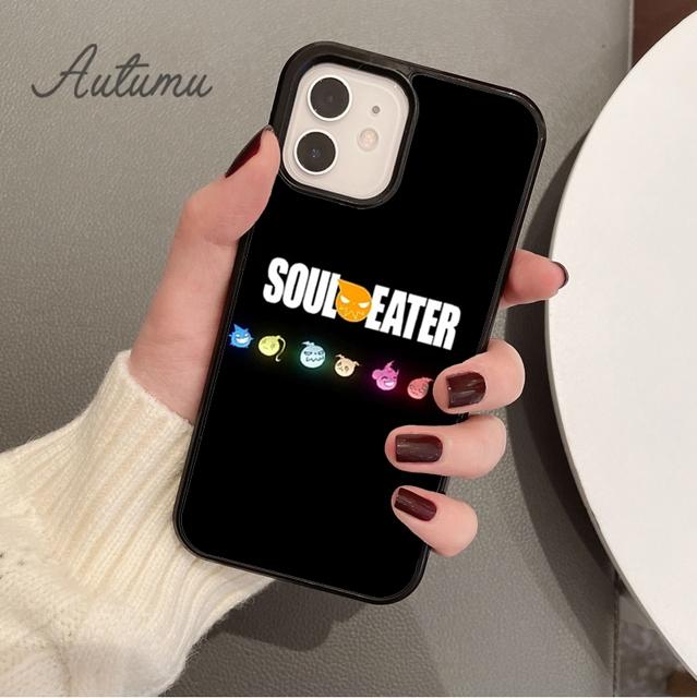 SOUL EATER Phone Case for iPhone 11 12 13 14 Pro Max Mini X XR XS SE 2020 5 6S 7 8 Plus Samsung Galaxy S21 S22 Cover Shell