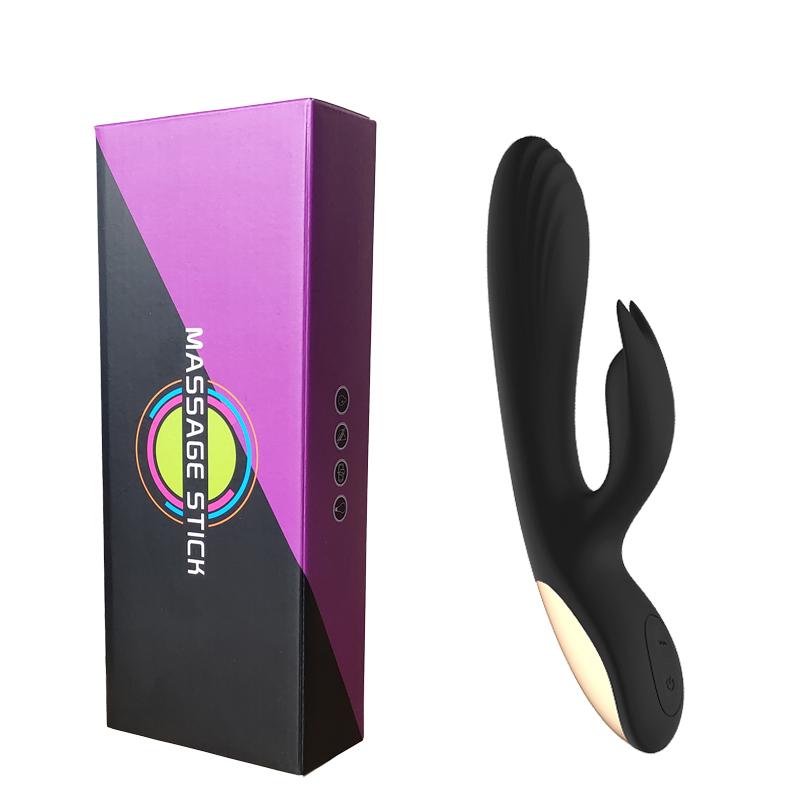 Rabbit Vibrator For Women Dual Stimulator G Spot Clitoris Nipple Massager 2 in 1 Adult Sexy Toys