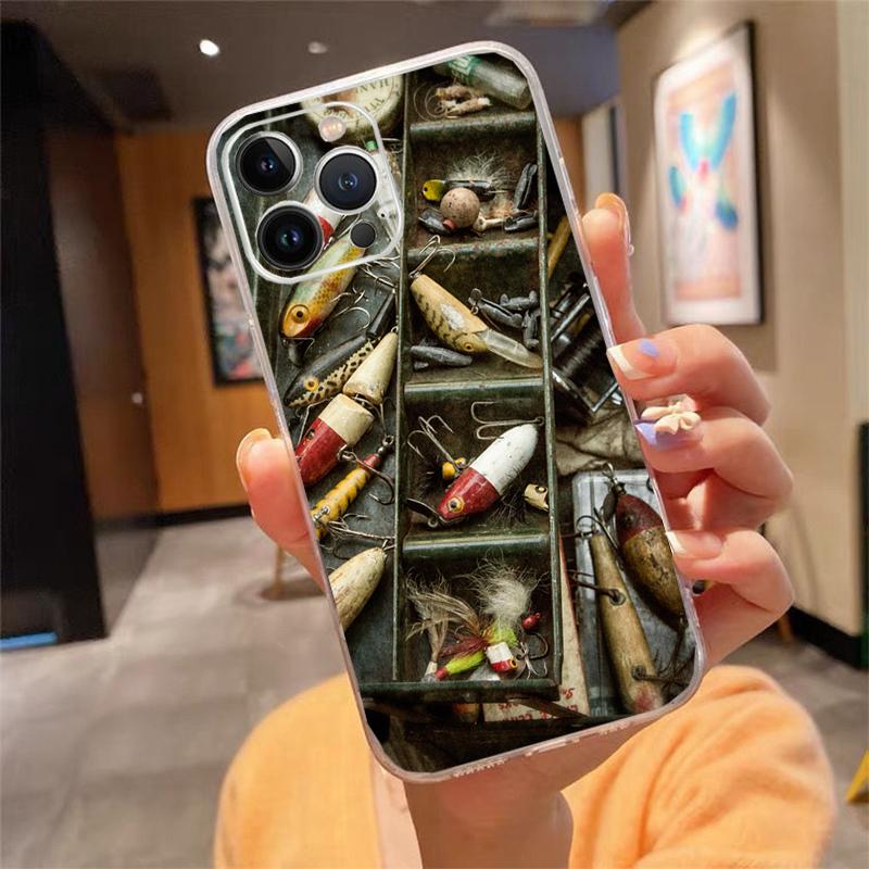 Phone Case For iphone 17ProMax Air 16 15 14 13 Pro Max 15 16 Pro 15Plus Bass Fishing Fisherman Hunting Man