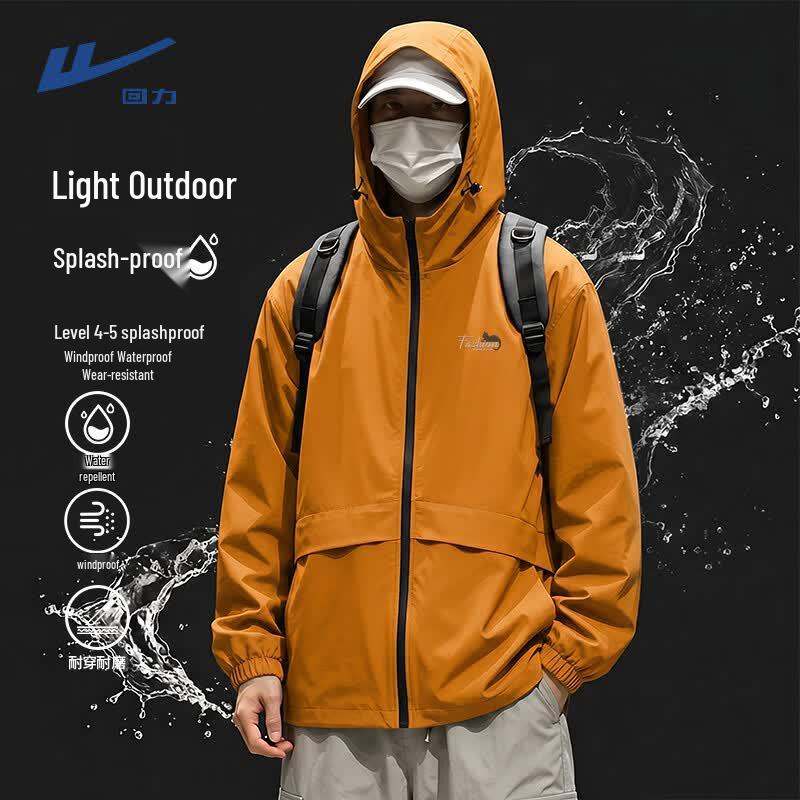 Warrior Men s Outdoor Windproof Waterproof Hooded Jacket L