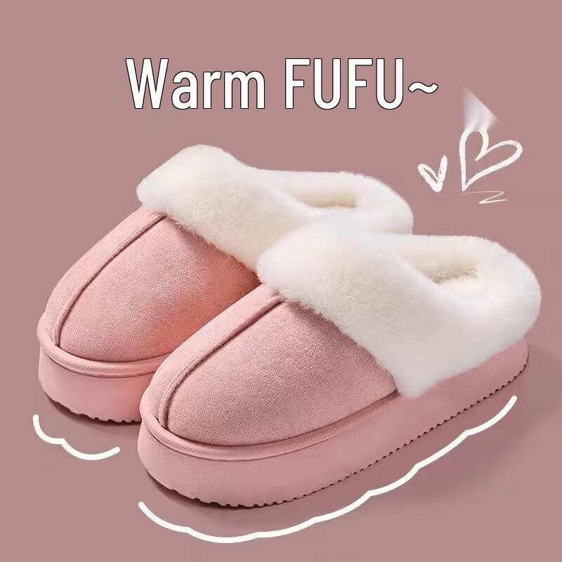 VZVP Unisex Indoor Warm Cotton Slippers