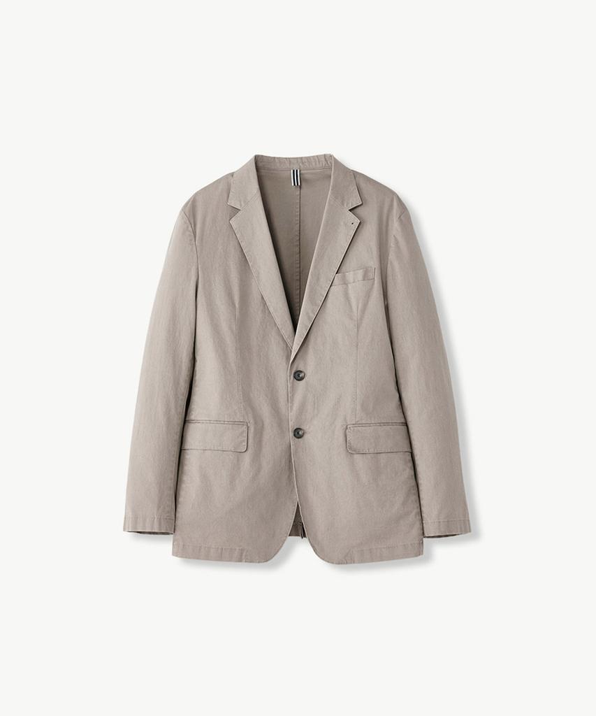 Stco Diems Premium Washed Cotton Setup Jacket Grey_Dejva21Csg