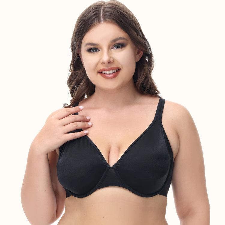Metallic Shiny Bright Plus Size Ultra Thin Bra Lingerie Female Small Bra