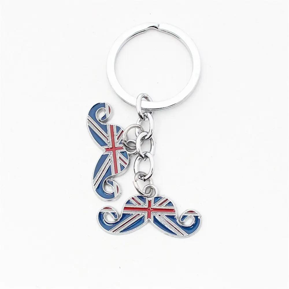Taška Kabelka Přívěsek na klíče Vynikající kvalita Klíčenka Klíčenka s vlajkou Spojeného království Klíčenka Union Jack Klíčenka GB Britská vlajka Přívěsek ve tvaru srdce