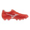 Mizuno Monarcida NEO 3 SW KL Soccer Club Red x Size 4E Cleats, Football, Wide, Lightweight, White, 27.0 cm,