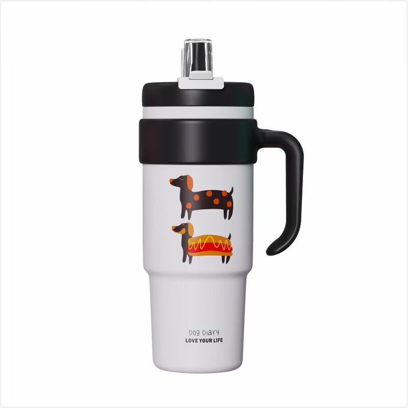 OLOEY Jumbo Straw Insulated Tumbler