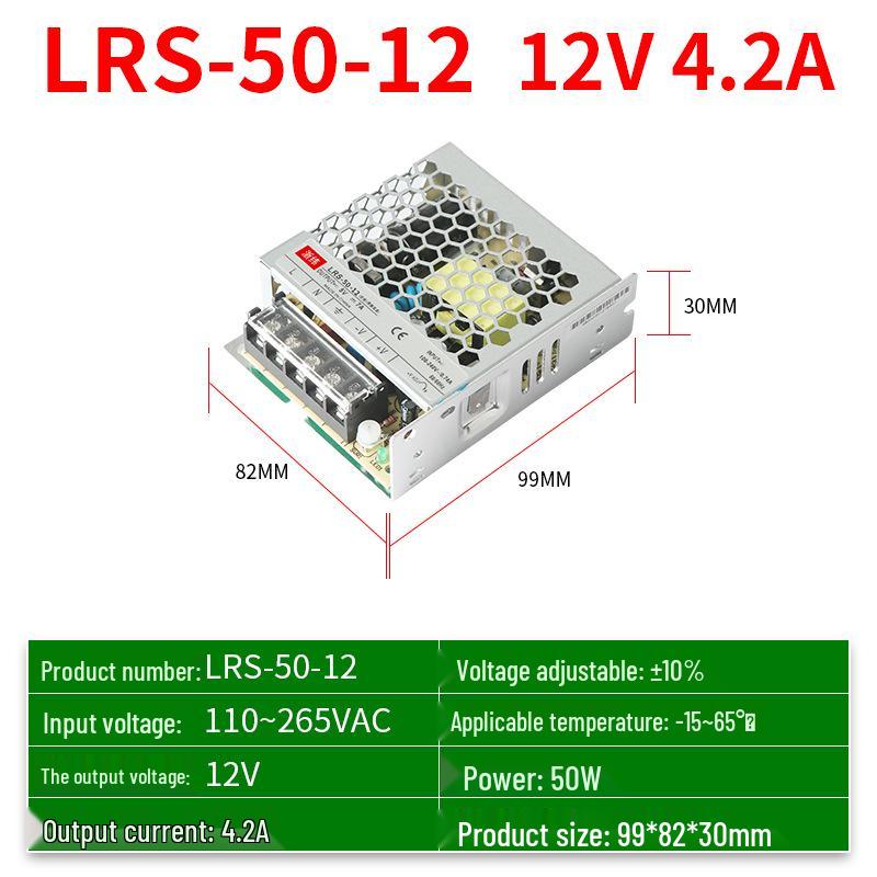 Ultra-Thin Silent LED Switching Power Supply 220V To 5V-48V, 35W-600W