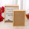 Photo Saving Money Box, Unisex Wooden Insert for Image Jar Piggy Bank for Housewarming Wedding Travel Personalised Backd