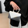 Stylish Colorblock Feminine Handbag Trendy Spring Casual Small Crossbody Purse
