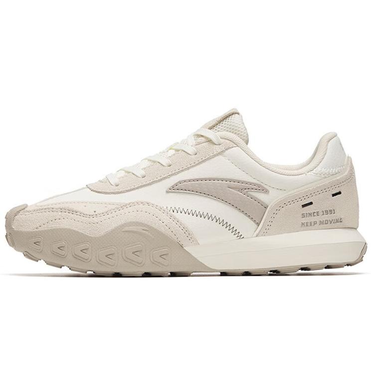 

New ANTA HERITAGE Casual Shoes Women s Low top Ivory White/Mud Gray/Ironman Gray 122238857S-1 36