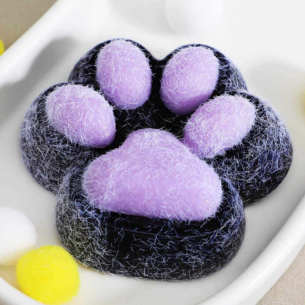 Cute Cat Paw Squeeze Toy - Soft Squishy Stress Relief For Anxiety & Relaxation - Fun Decompression Gift For Adults & Kids