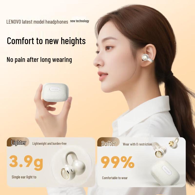 Lenovo EA430 Wireless Ear-Clip Bluetooth Headset