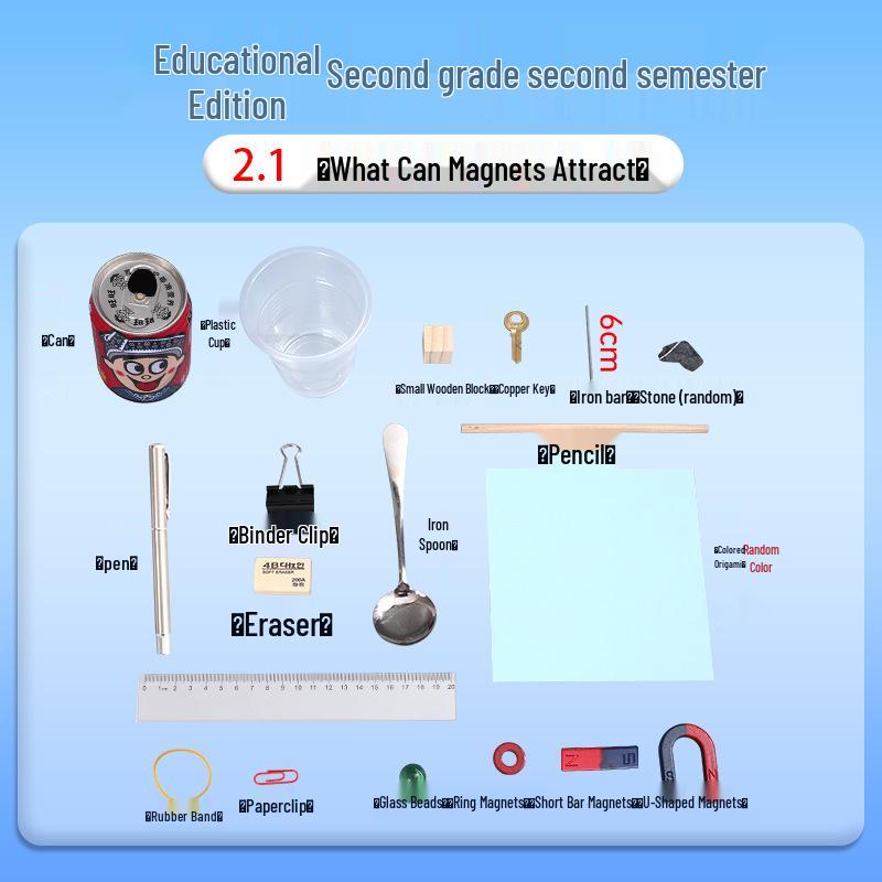 Second Grade Science Magnet Experiment Set