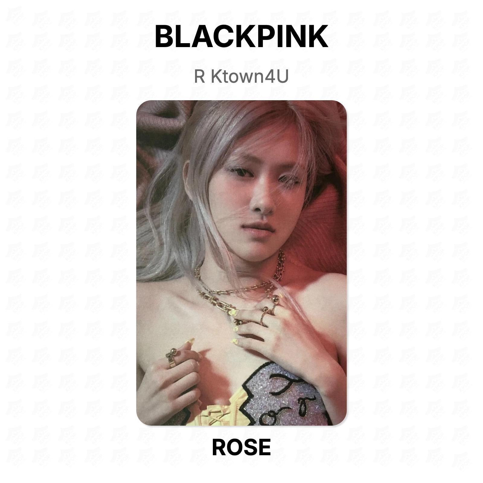 BLACKPINK R Ktown4U Official Photocard ROSE