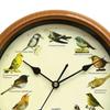 Bird Wall Clock Minimalist Silent That Sings On Hour Bird Clock with Sound for Kitchen Bedroom Living Room Office Decoration