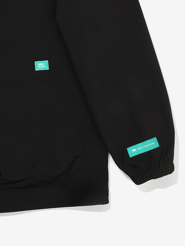 BBC EARTH Ripstop Woven Sweatshirt_Black