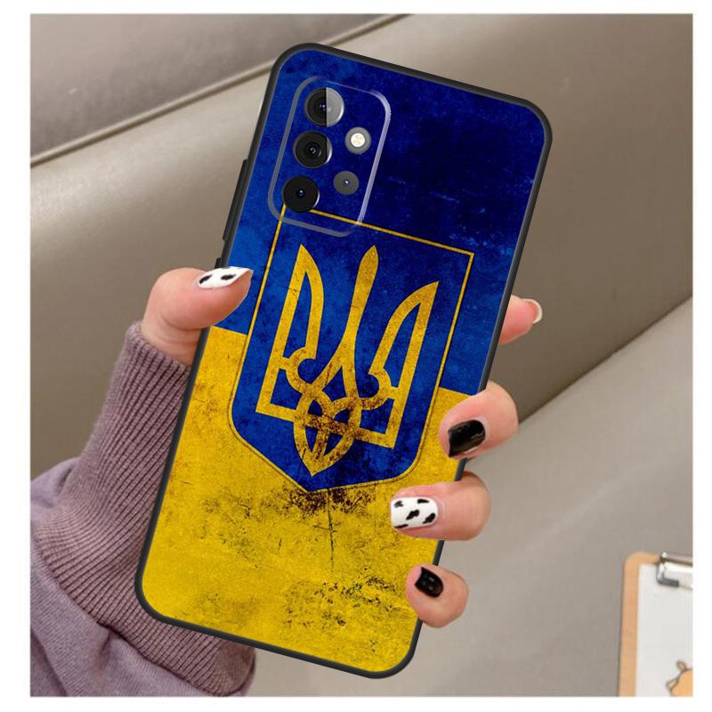 Ukraine Flag Case For Samsung Galaxy A56 A16 A26 A36 A06 A52 A53 A33 A13 A34 A54 A14 A15 A35 A55 A22 A32