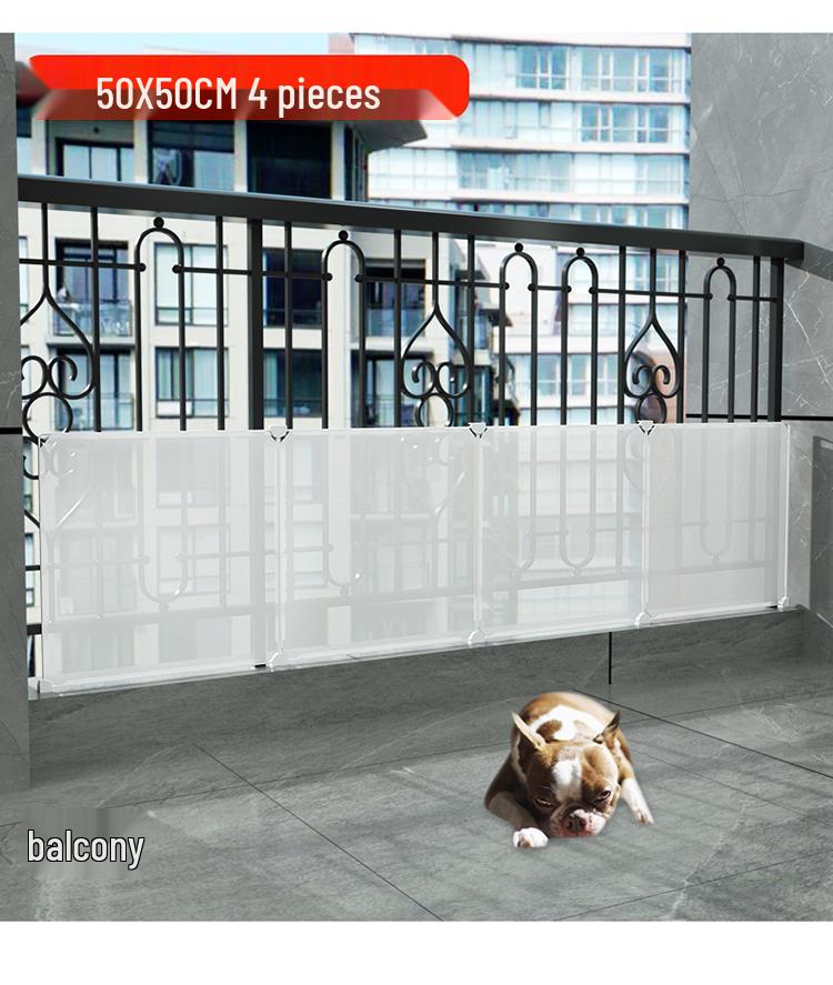Balcony Privacy & Safety Screen: Rainproof, Dustproof, Pet-Protective Enclosed Railing