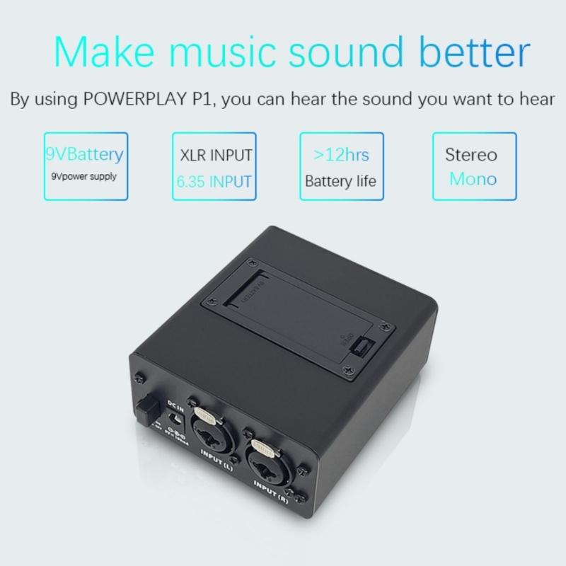Stage and Studio In Ear Monitors Amplifier with Monos/Stereo Mixing Capabilities Simple User Interfaces for Artists