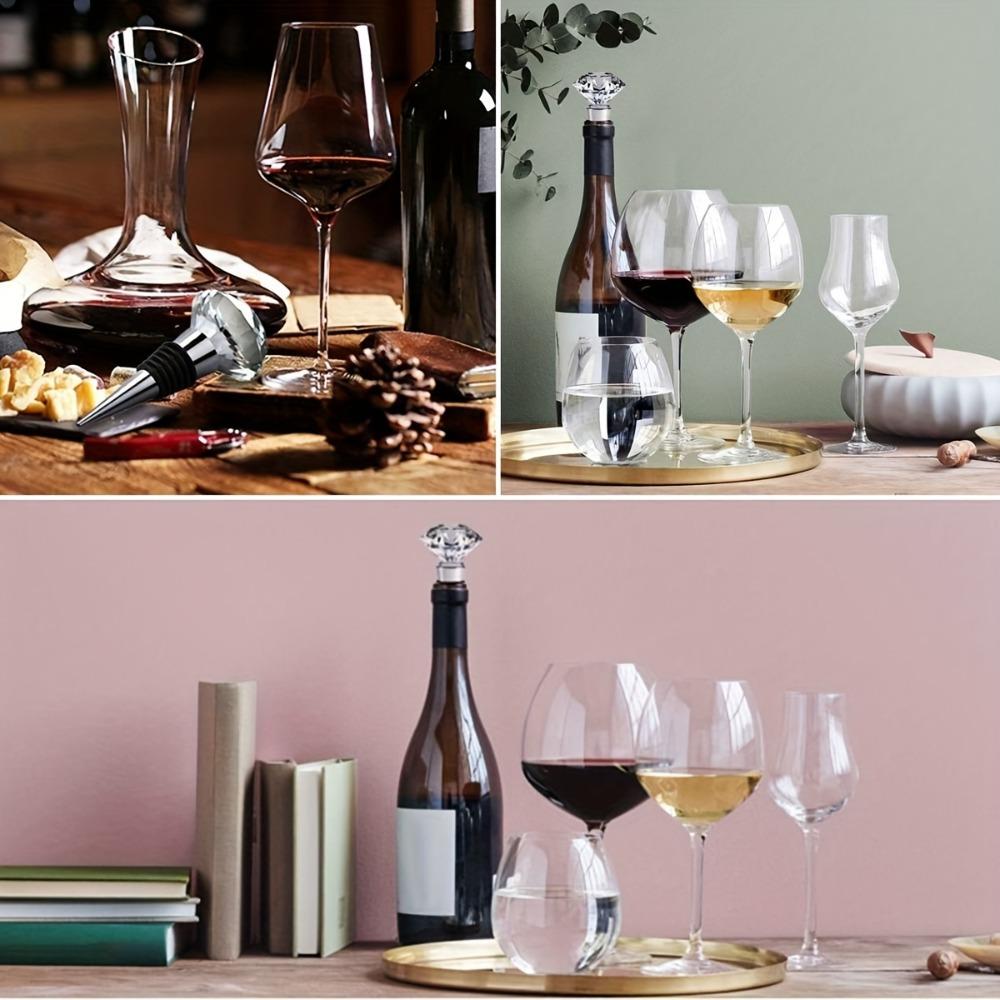 2PCS Decorative Wine Stopper Zinc Zinc Zinc Alloy Wine Bottle Cork Wine Bottle Sealed Plug Wedding