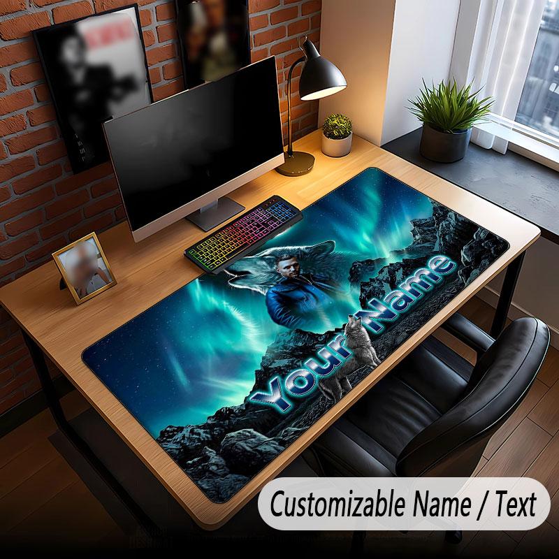 Custom Name Extended Mouse Pad,Kontra K Gaming Desk Mat For Home Office Desktop Decor