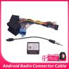 16PIN Car Stereo Android Radio Power Cord Adapter Wiring Harness Connector Canbus For BMW E46 /E53 /E39 Sedan Rover 75 1999-2005