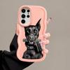 Case for Samsung Galaxy S25 A26 S20 FE S21 S23 Plus S24 A25 S22 Ultra Soft Phone Cover A36 A34 A54 A55 A24 A35 Trendy Doberman