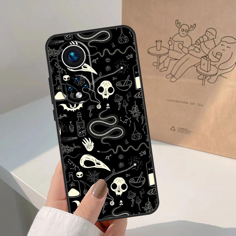 Raven Skull For Honor Magic 8 5 6 7 Pro Case For Honor 400 200 Lite 50 70 90 X8c X8b X9a X9b X9c X9d Win