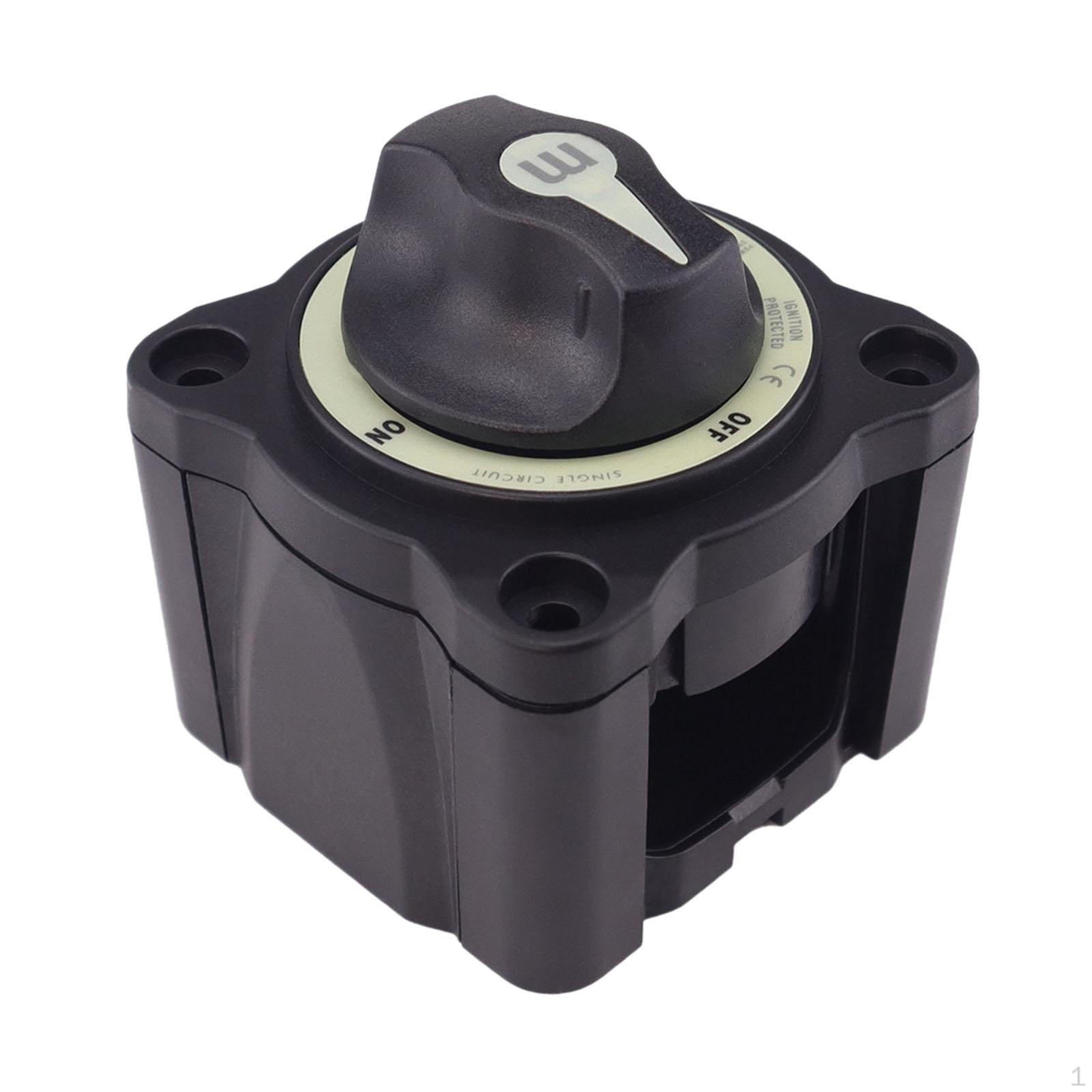 Battery on Off Disconnect Switch 300A 12V to 48V Heavy Duty Cutoff for Cars