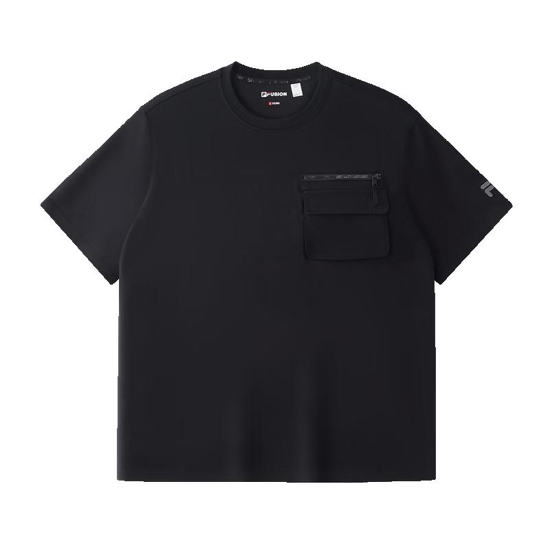 FILA Men s Quick-Dry Knitted Short Sleeve T-Shirt L