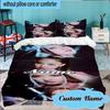 Custom Name 3PCS Kpop Group Fashion Bedding Set Including 1pc Duvet Cover And 2pcs Pillowcases for Bedroom, Dormitory Gift Home Decor