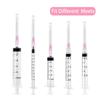 100pcs/Box Sterile Pointed Syringe Needles 1inch 1.5inch 18G-27G Stainless Steel for Liquid Dispensing Lab Vet Pet Injection