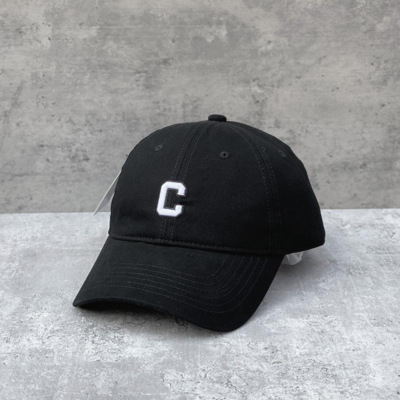 Cotton Thin C Letter Embroidery Soft Top Baseball Cap Men And Women Spring And Summer Casual Versatile Shopping Cap