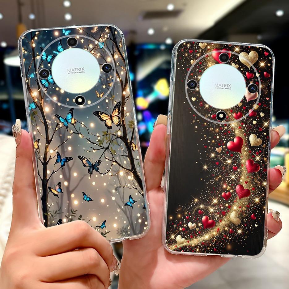 Für Honor Magic6 Lite Hülle HonorX9B ALI-NX1 Coole Drachenbemalte Abdeckung Weiche Silikonhülle Für Honor X9B Magic 6 Lite Fundas Coque