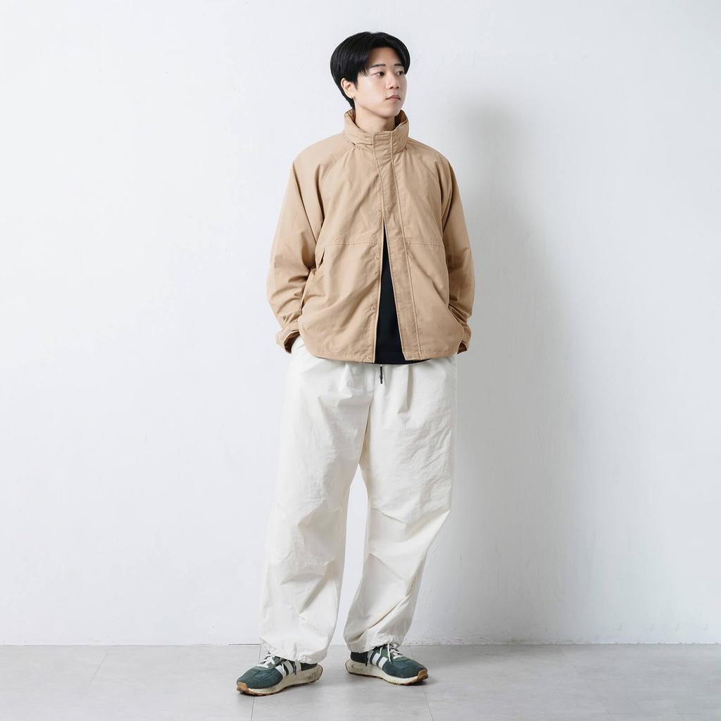 Ametohare Mountain Parka Stand Jacket Dark AH-1010 Water-Repellent (JP, Alphabet, Small, Beige)