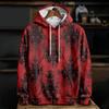 Spring And Autumn Fashion Men's Hoodie Bloody Wound 3D Print Hoodies Street Casual Boy Sweatshirt Men's Oversized Top Clothing