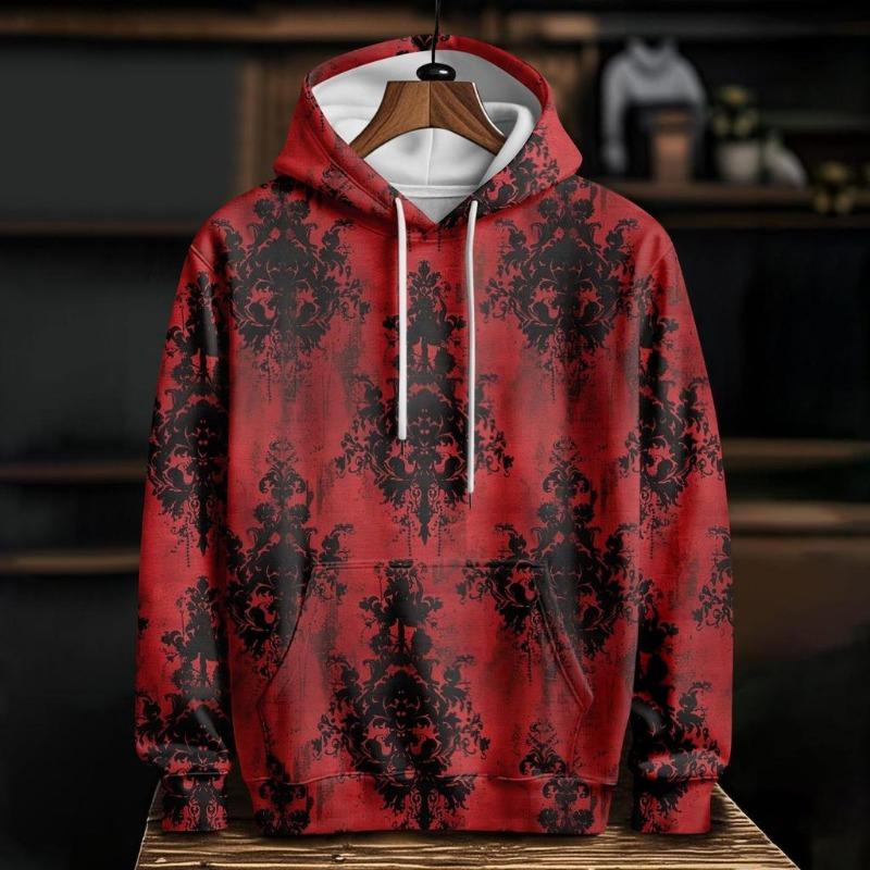 Spring And Autumn Fashion Men's Hoodie Bloody Wound 3D Print Hoodies Street Casual Boy Sweatshirt Men's Oversized Top Clothing