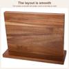 Magnetic Wooden Knife Holder Universal Knife Stand Knife Set Holder Stand for Kitchen Counter Multifunctional Storage