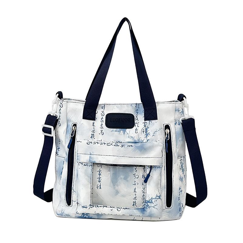 

Большая вместительная сумка для поездок на работу, сумка для студентов, сумка через плечо, сумка-тоут