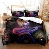 Cool Metal Family 3Pcs Bedding Set Cartoon Kpop Duvet Cover Pillowcase Bed Set Single Twin Full Queen King Size Home Bedroom Dec