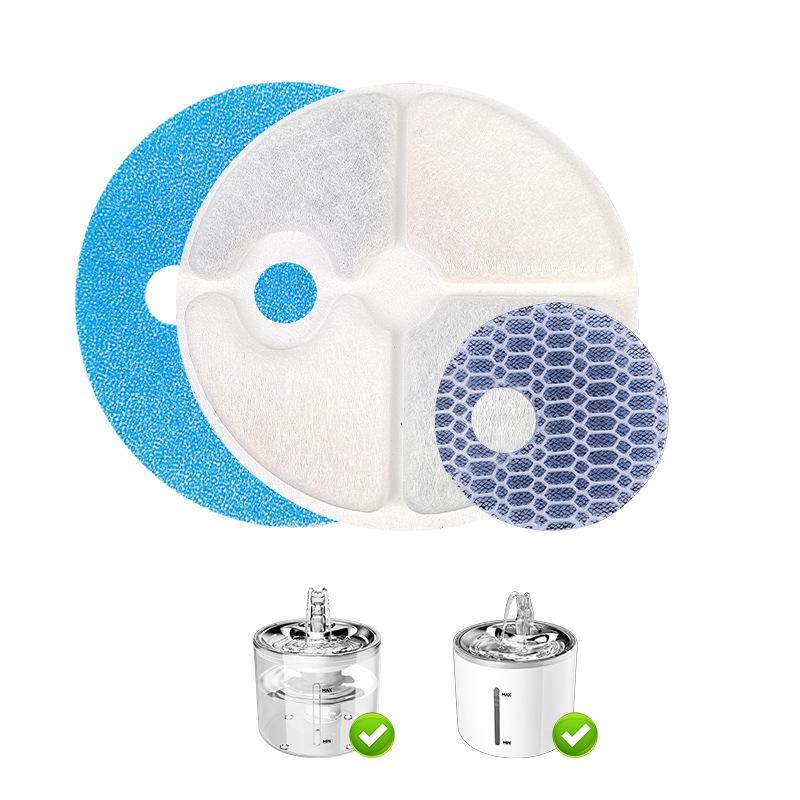 Round Arc Cotton Pet Water Fountain Filter Cartridge